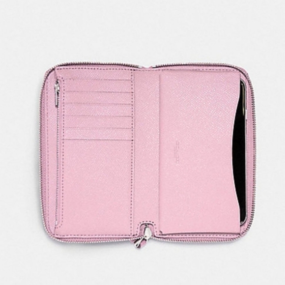 Coach NWT #F58053 Leather Cell Wallet Color: Blush - Picture 7 of 9